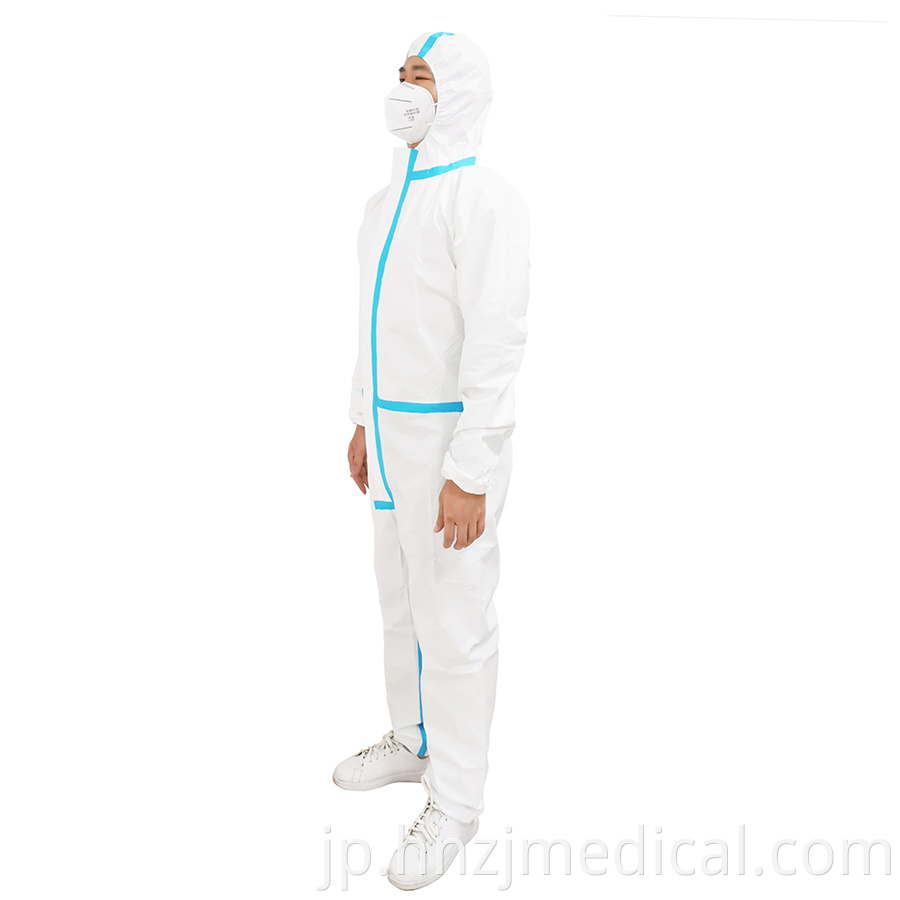 Chemical Disposable Medical Coverall Clothing